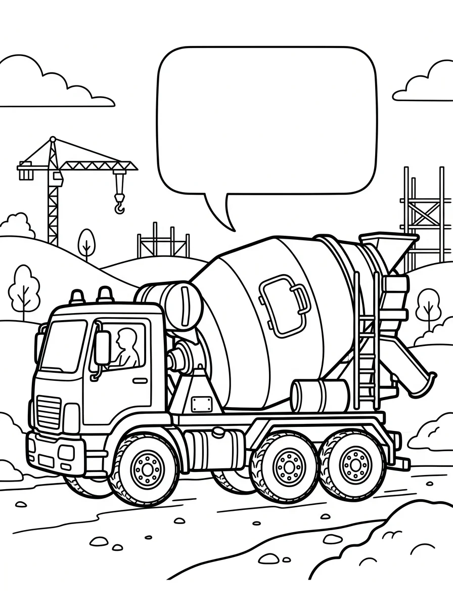 caminhão para colorir 24