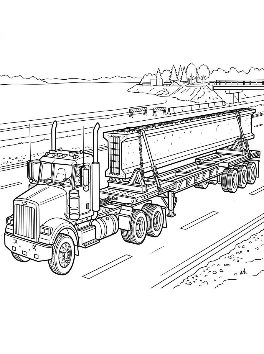 caminhão para colorir 50