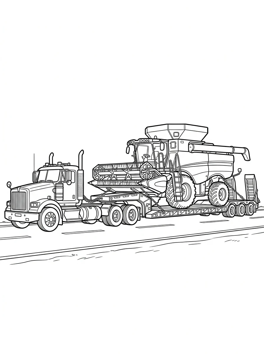 caminhão para colorir 51