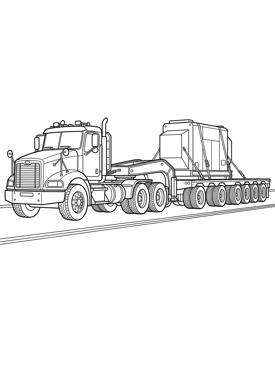 caminhão para colorir 56