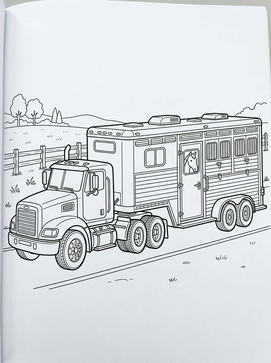 caminhão para colorir 64
