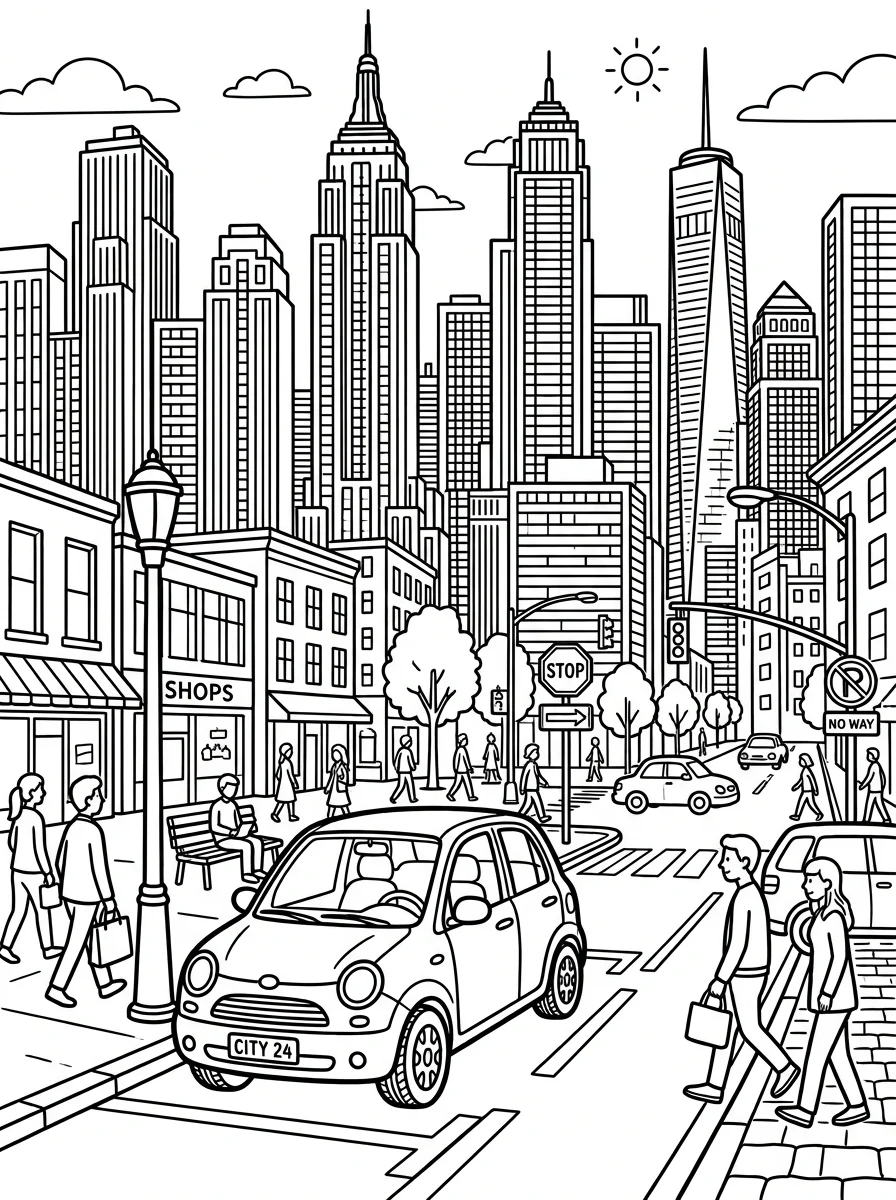 Carros para colorir 34