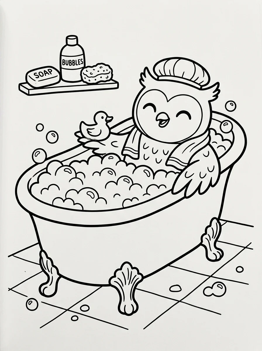 coruja para colorir 23