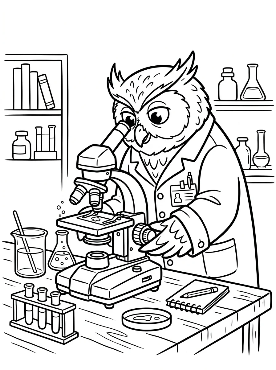 coruja para colorir 25