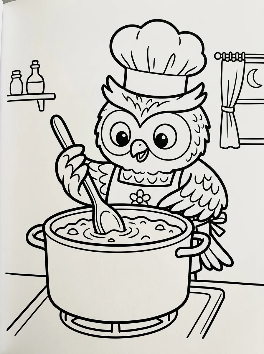 coruja para colorir 27