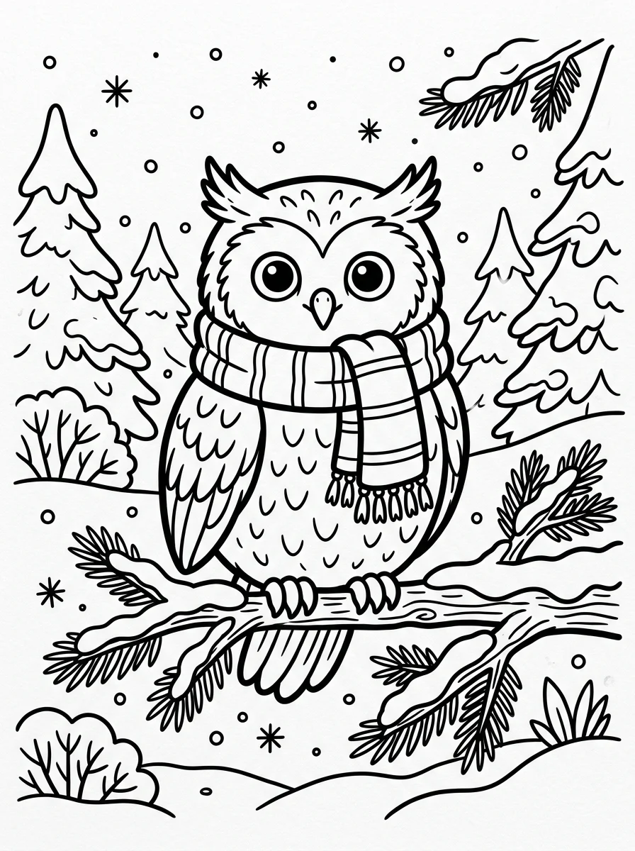 coruja para colorir 28