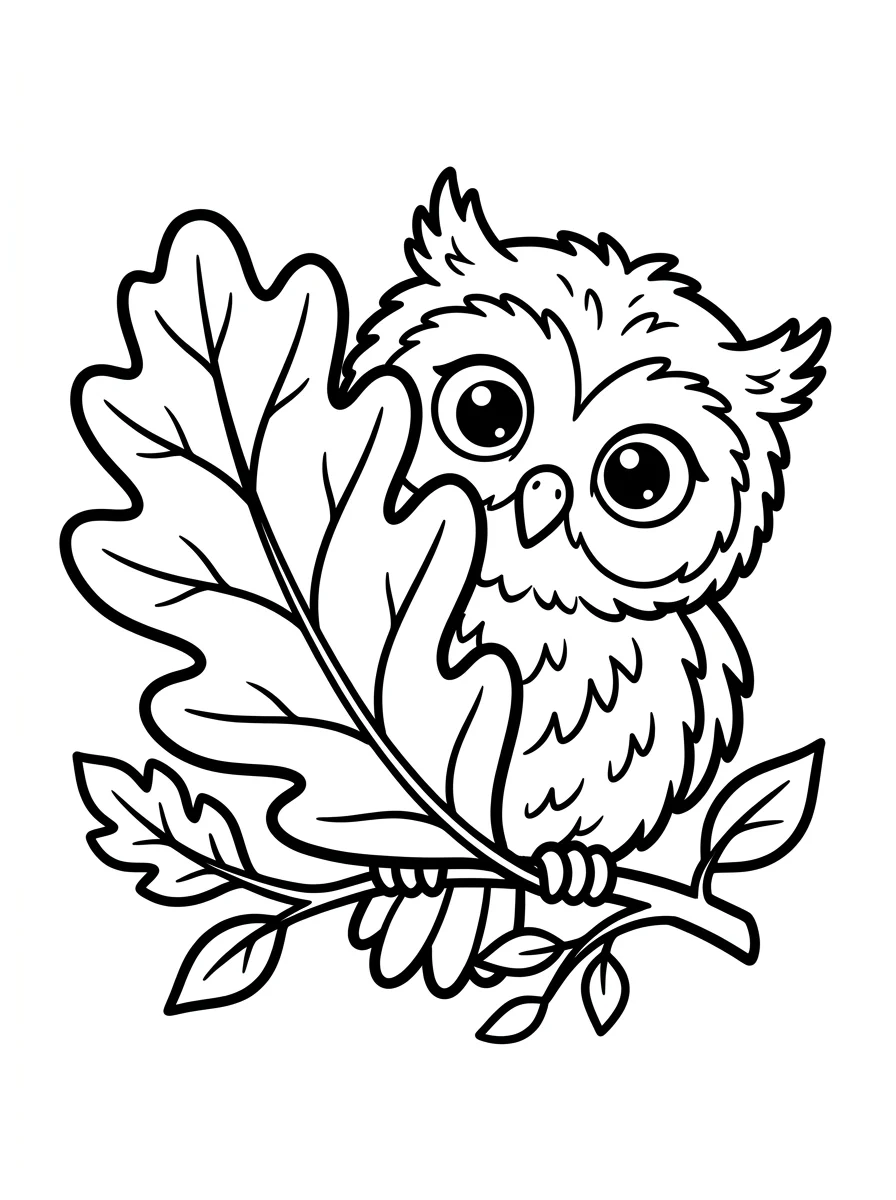 coruja para colorir 30