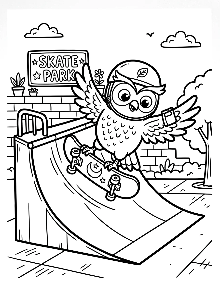coruja para colorir 34