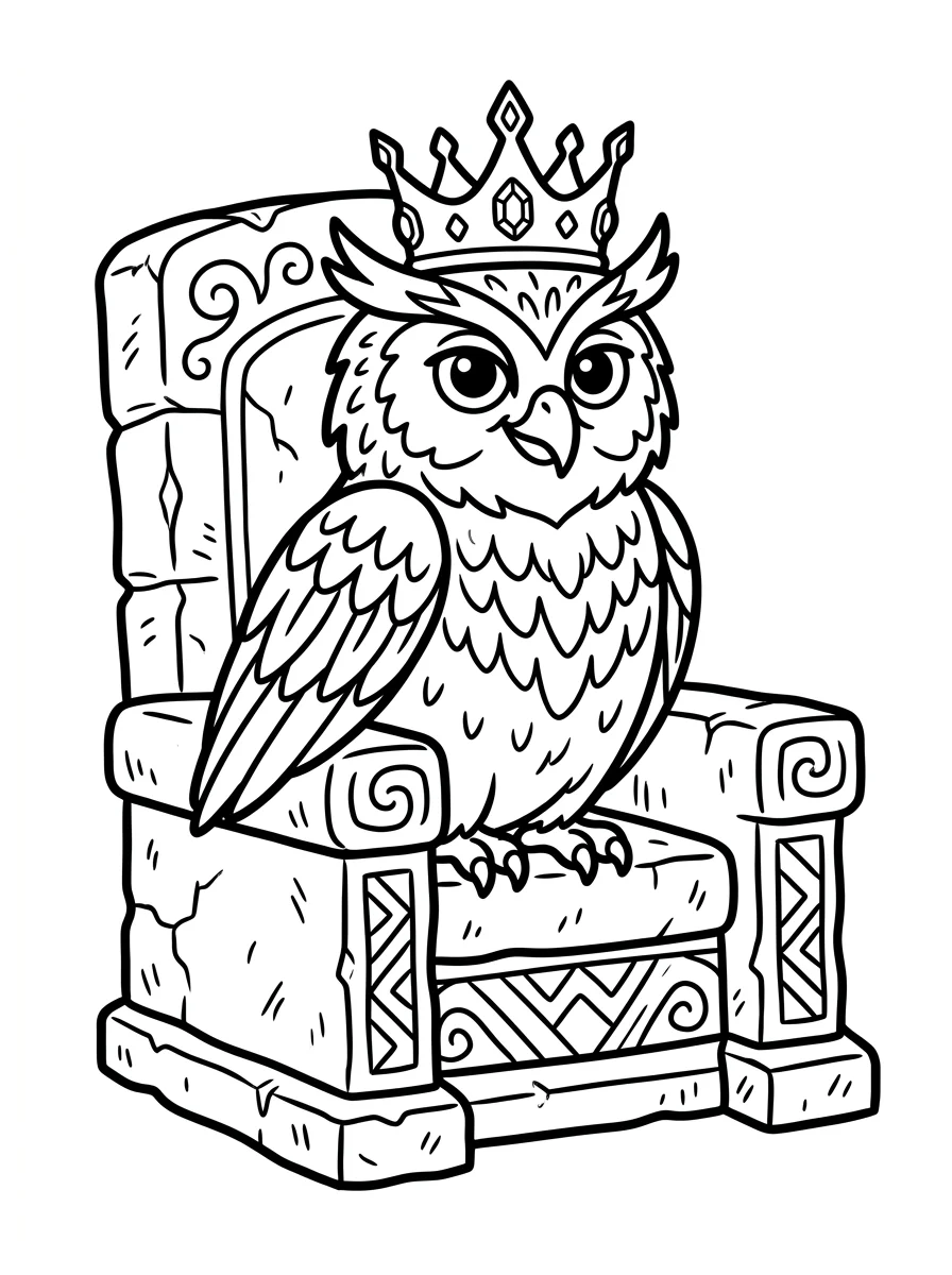 coruja para colorir 35