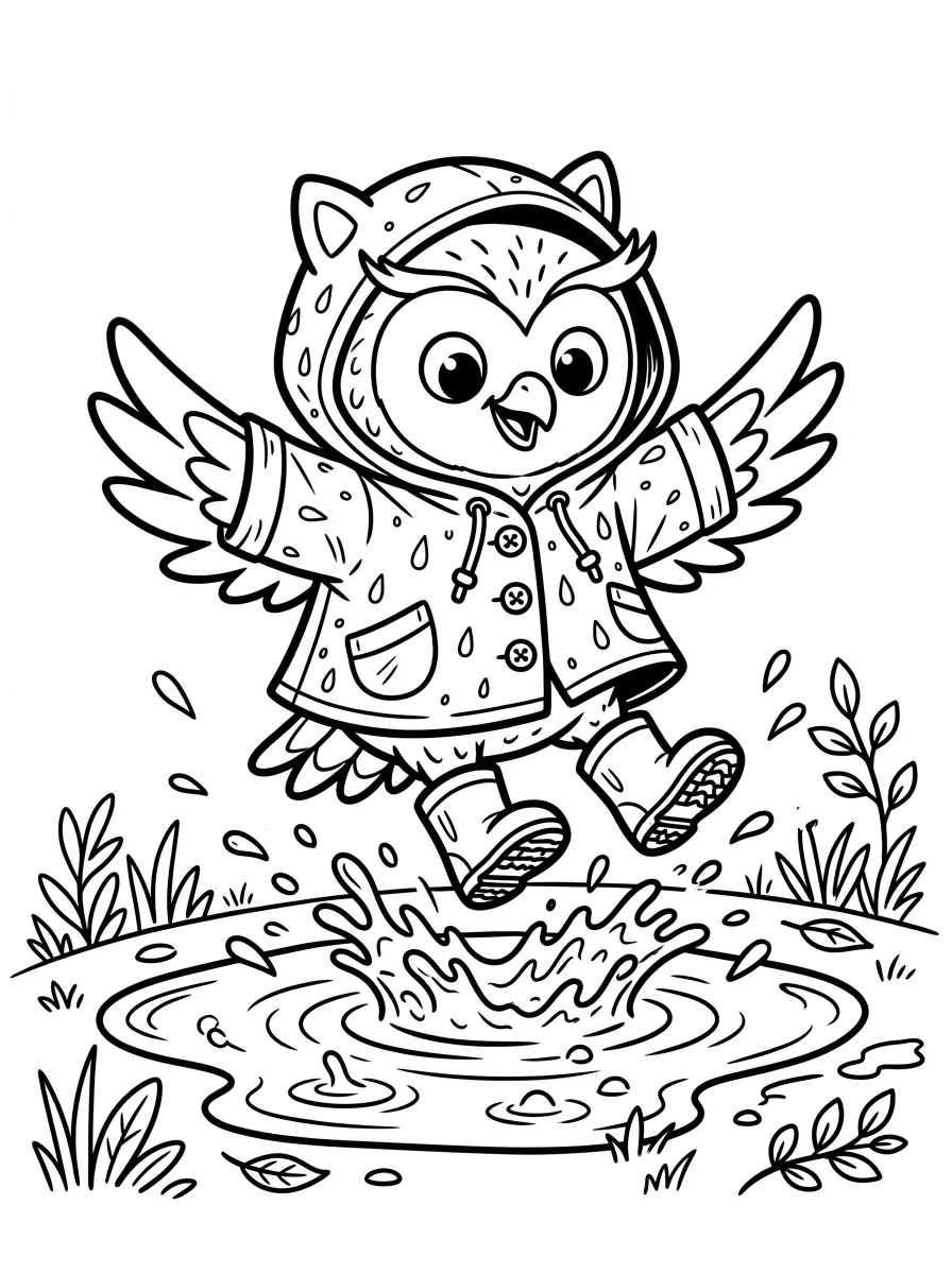 coruja para colorir 36
