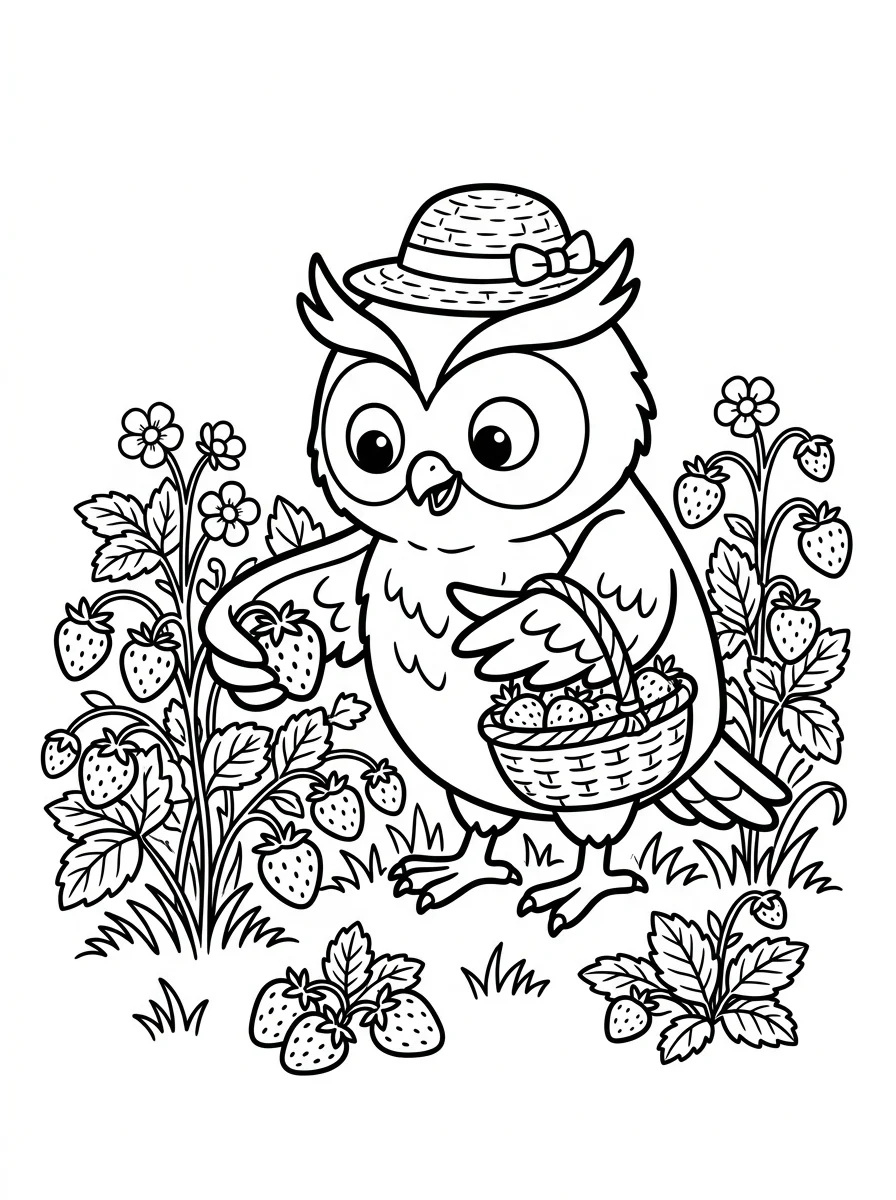 coruja para colorir 40