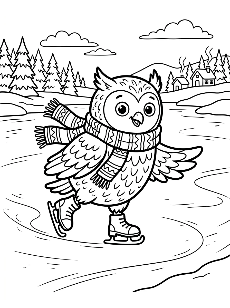 coruja para colorir 42