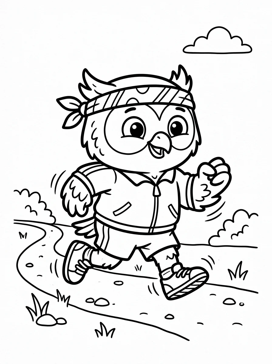 coruja para colorir 45