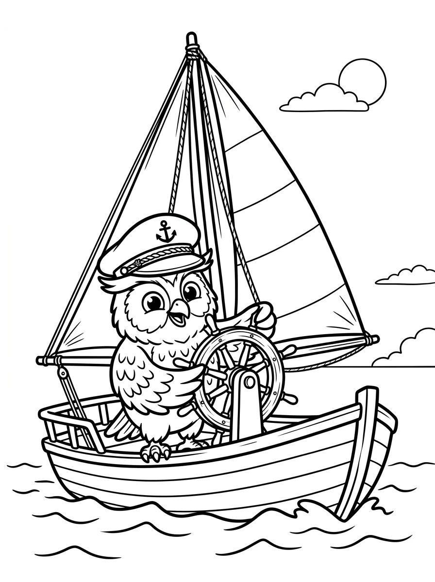 coruja para colorir 46