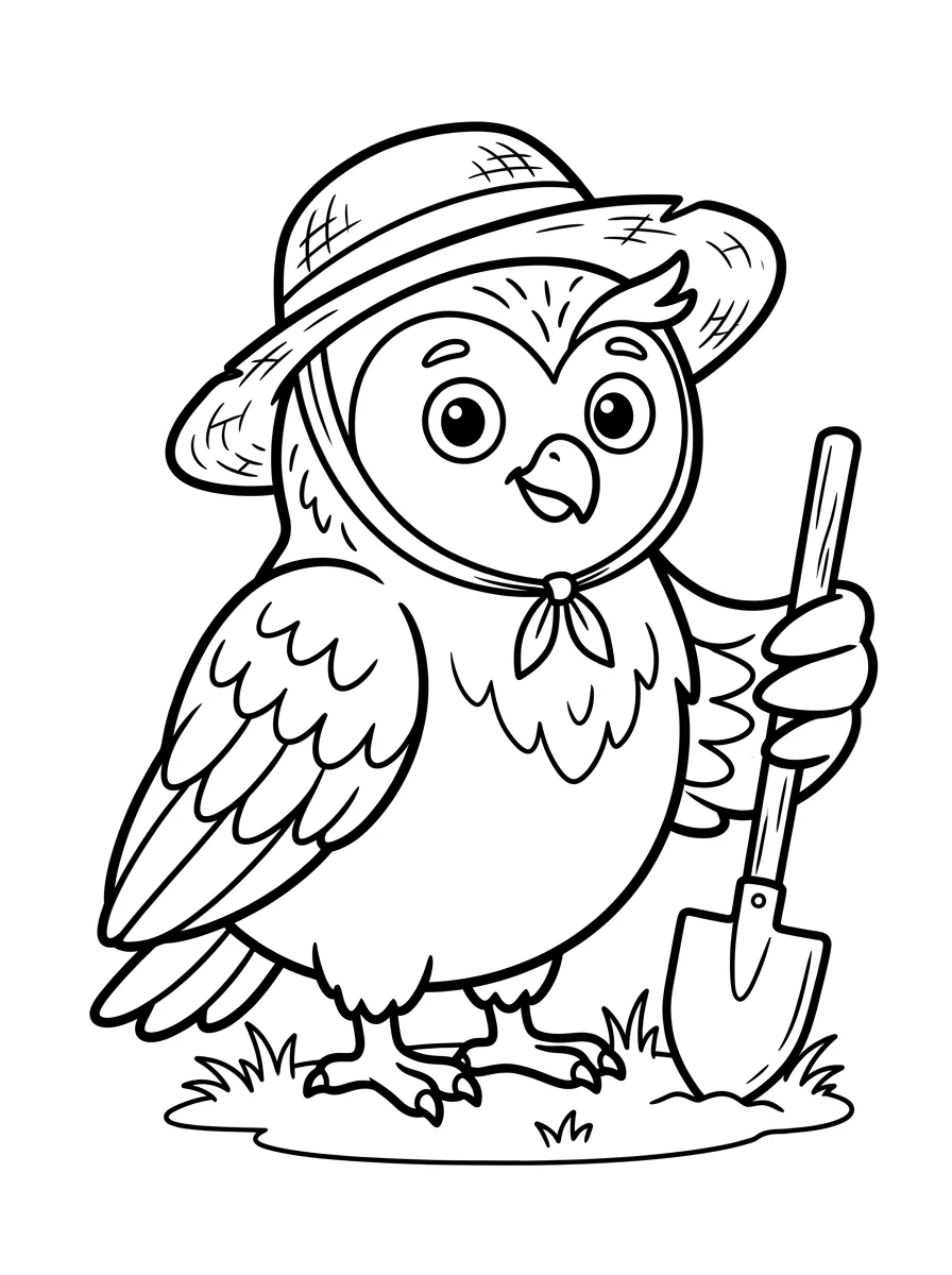 coruja para colorir 49