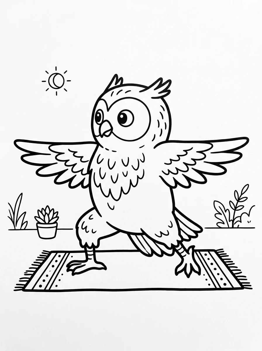 coruja para colorir 51