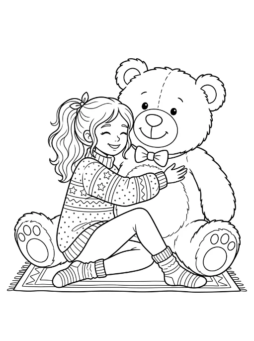 Cozy Girls para colorir 10