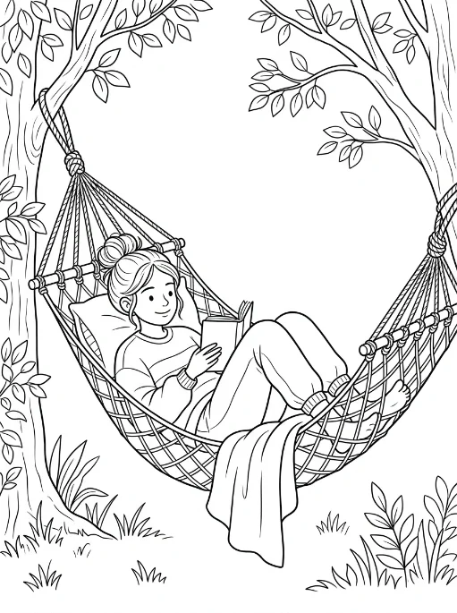 Cozy Girls para colorir 12