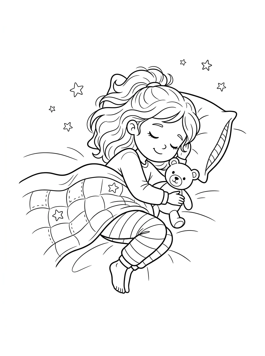 Cozy Girls para colorir