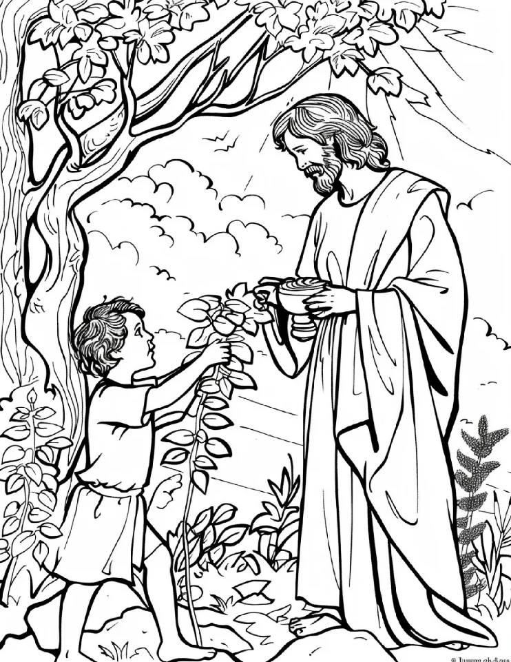 Desenhos Bíblicos para colorir 11