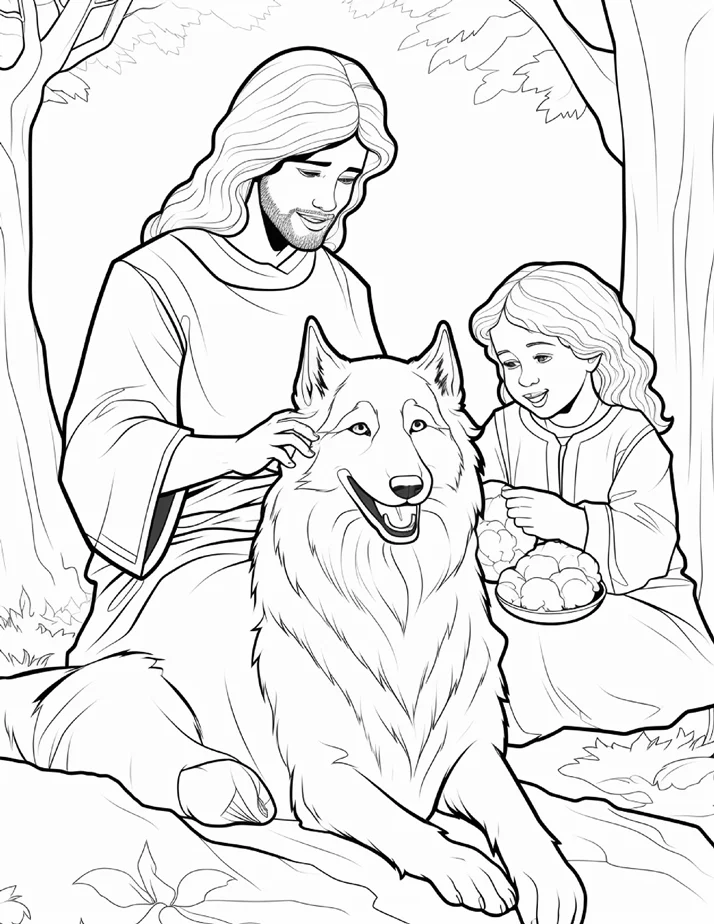 Desenhos Bíblicos para colorir 158
