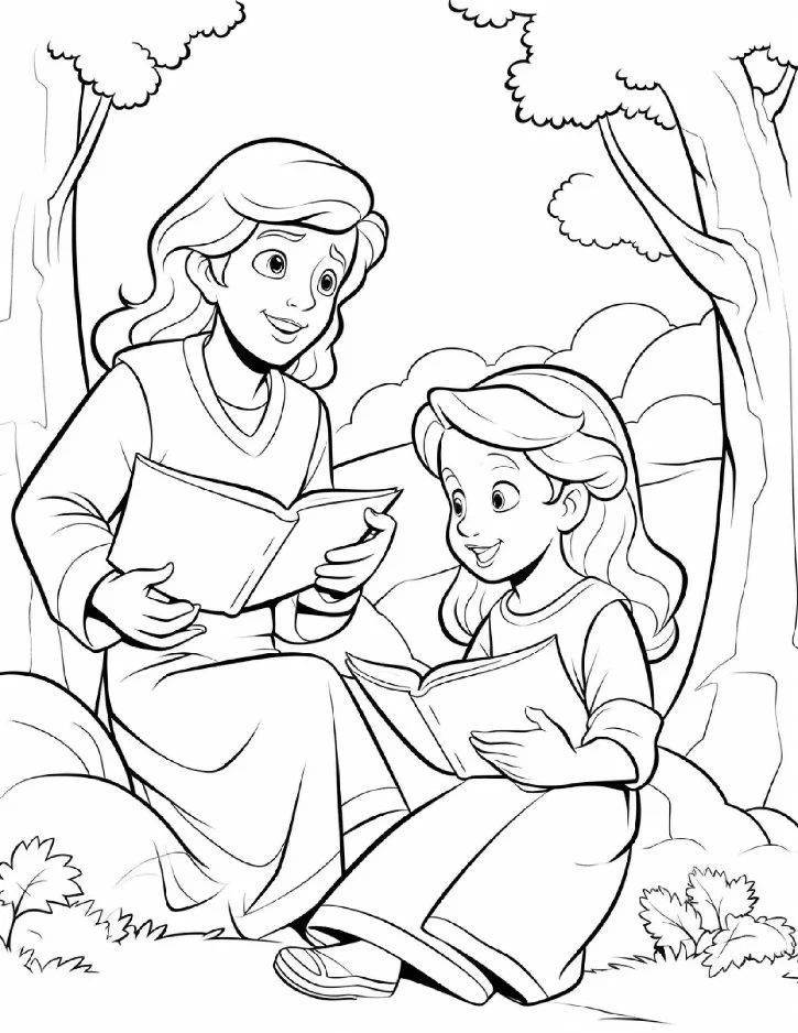 Desenhos bíblicos para colorir 299