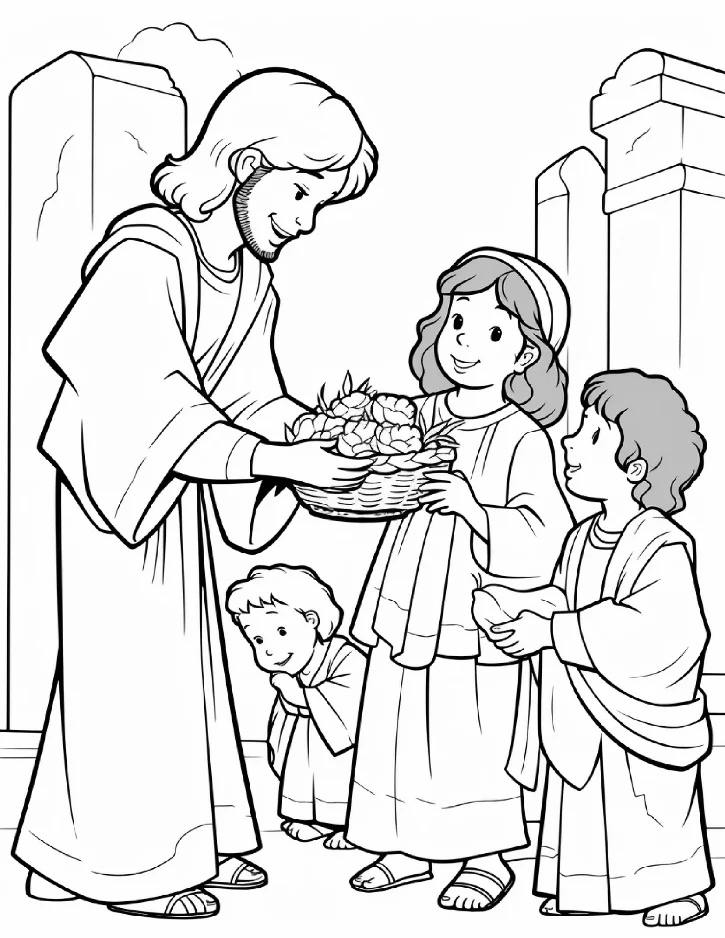 Desenhos bíblicos para colorir 301