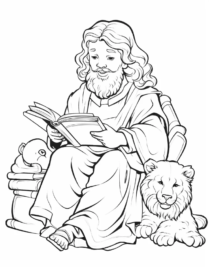 Desenhos bíblicos para colorir 302