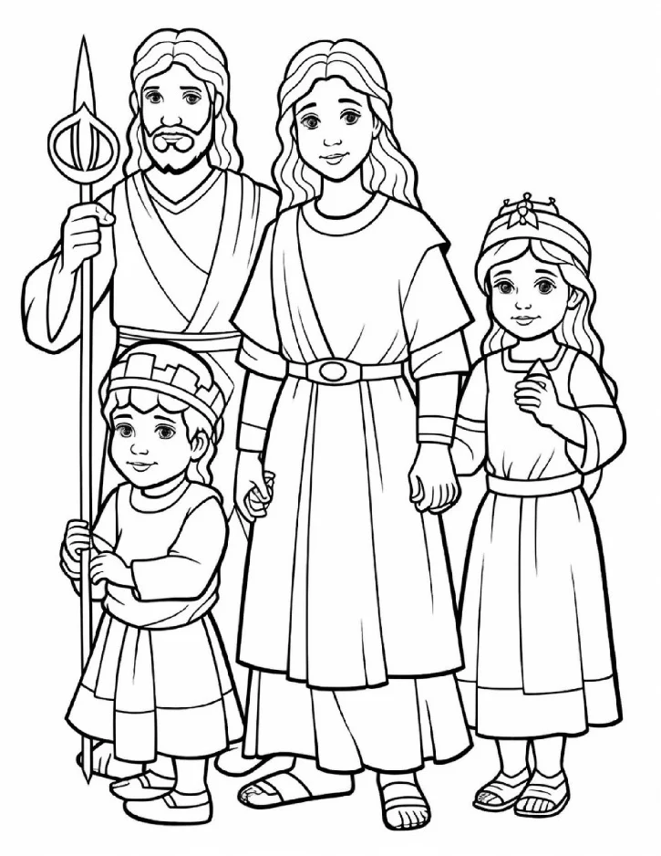 Desenhos bíblicos para colorir 311