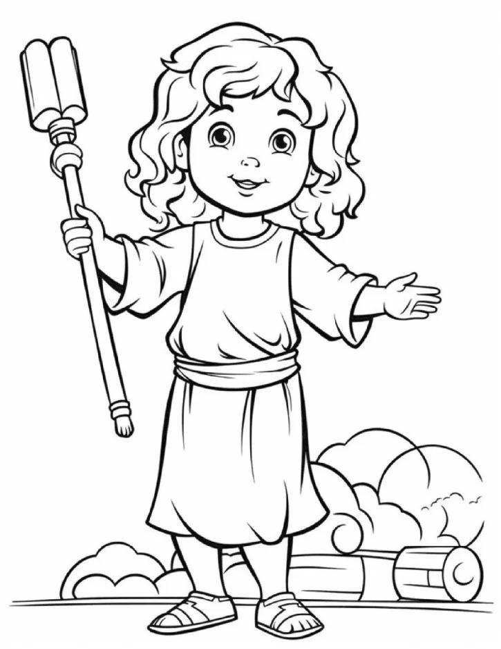 Desenhos bíblicos para colorir 314