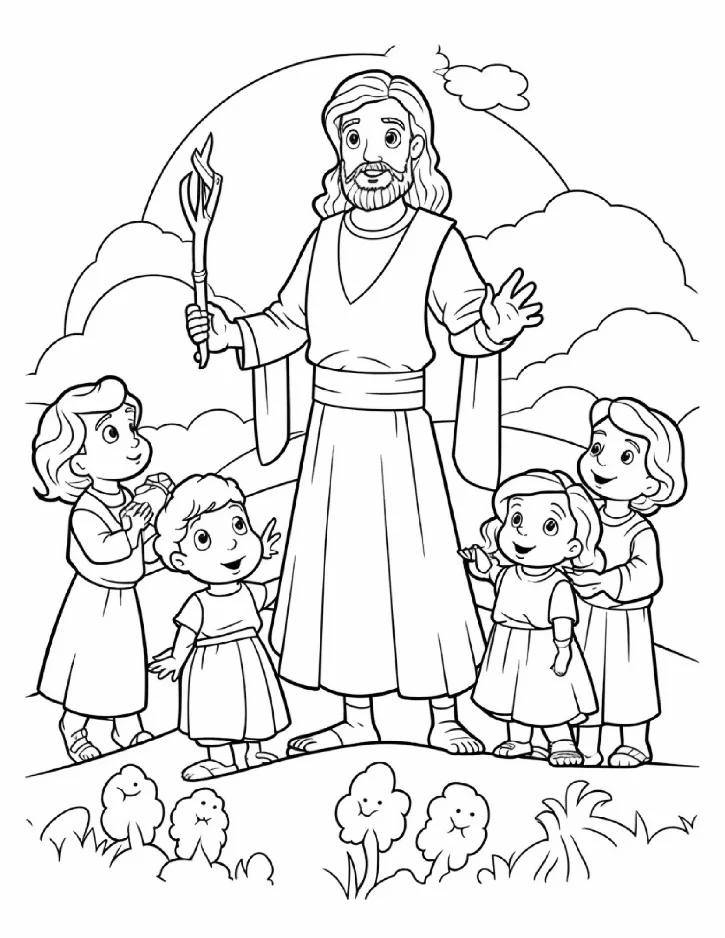 Desenhos bíblicos para colorir 316