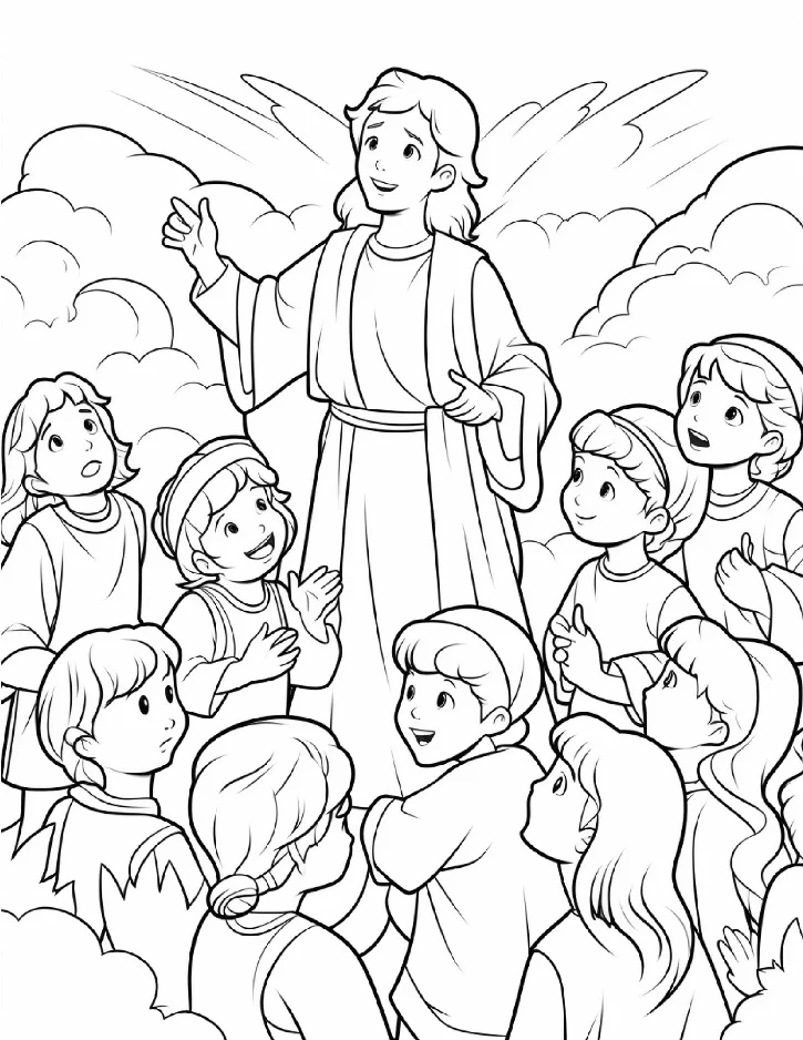 Desenhos bíblicos para colorir 318
