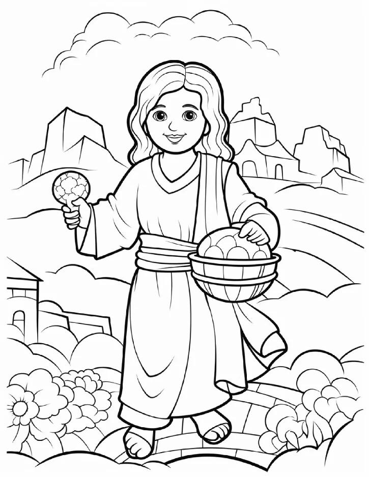 Desenhos bíblicos para colorir 319