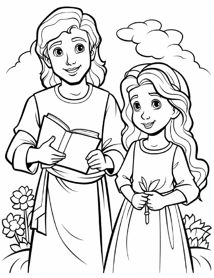 Desenhos bíblicos para colorir 322