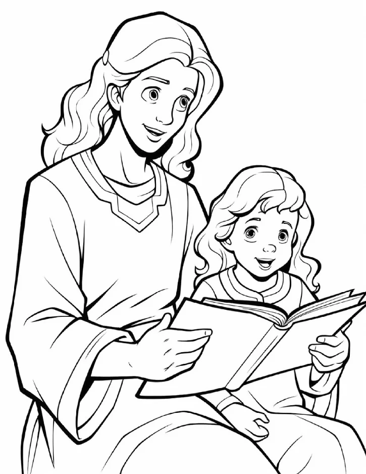 Desenhos bíblicos para colorir 328
