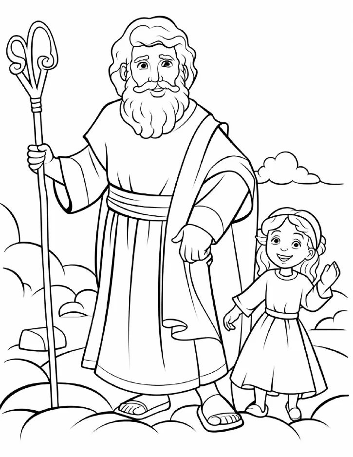 Desenhos bíblicos para colorir 329