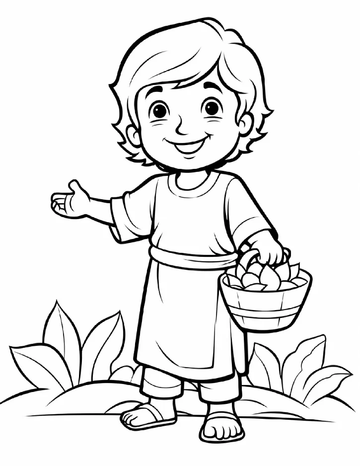 Desenhos bíblicos para colorir 332