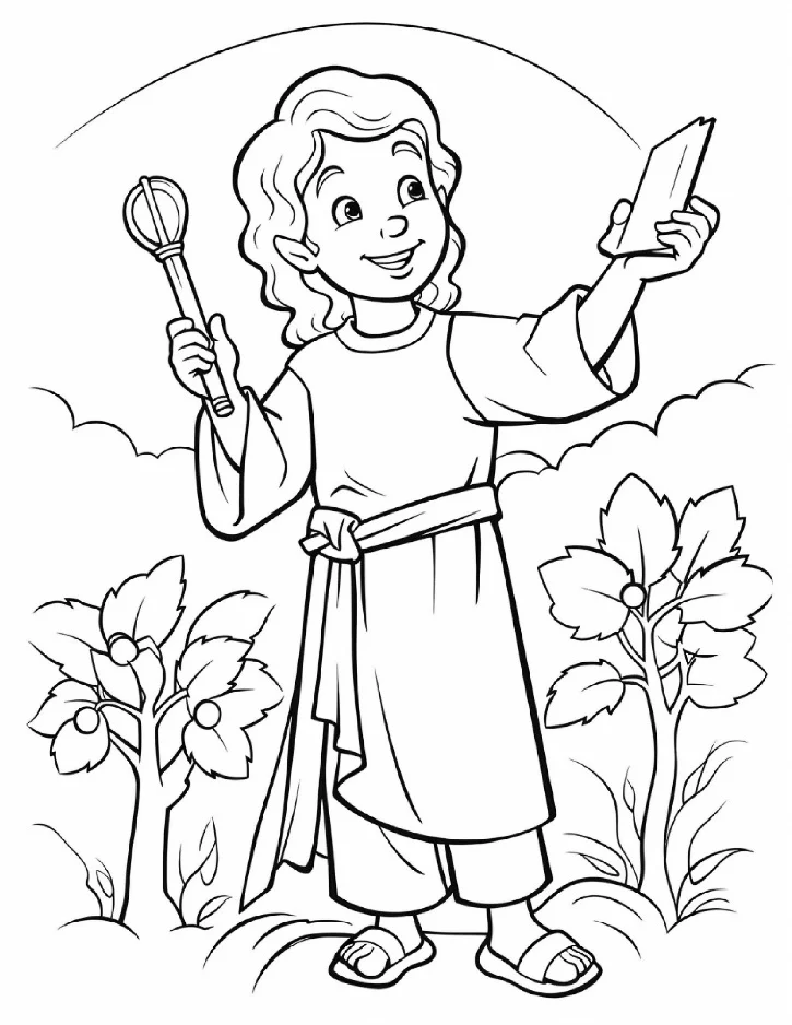 Desenhos bíblicos para colorir 333
