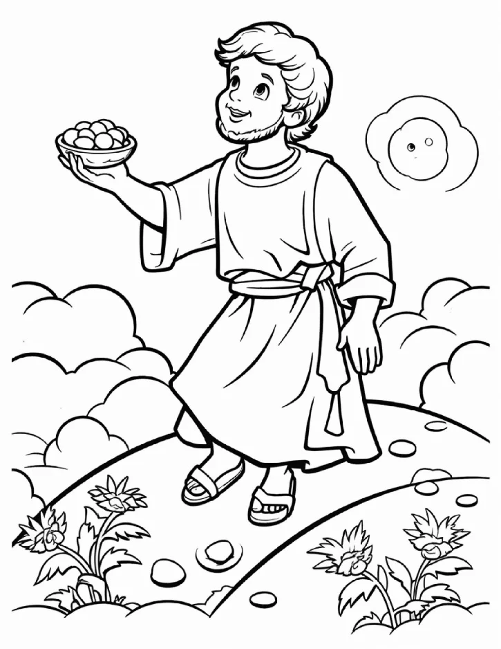 Desenhos bíblicos para colorir 334
