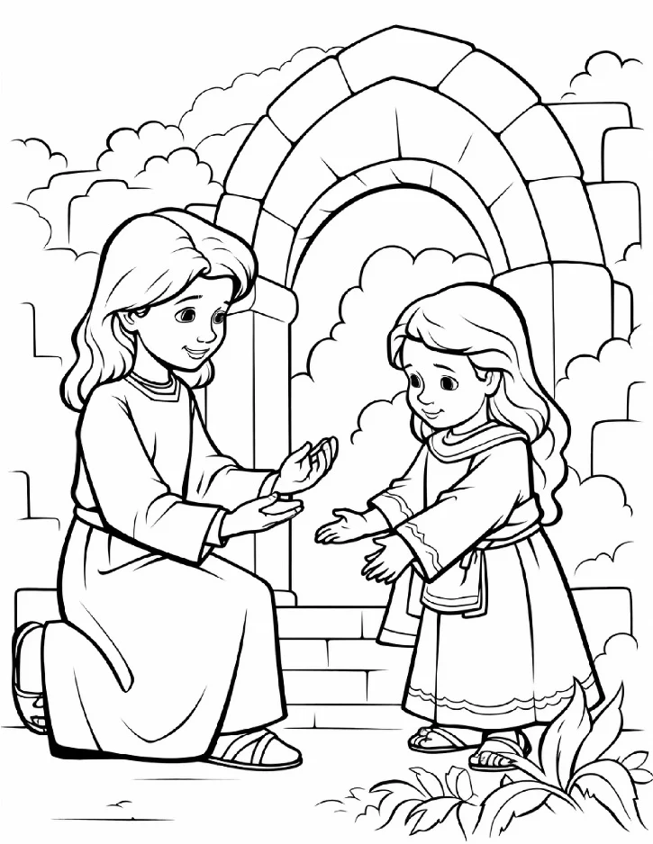 Desenhos bíblicos para colorir 335