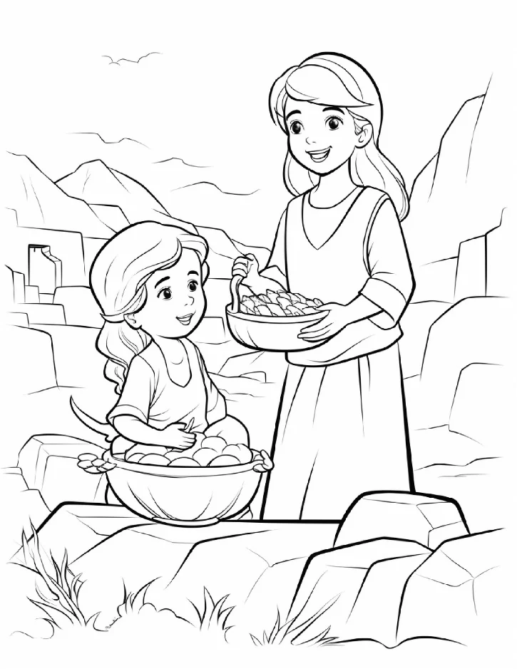 Desenhos bíblicos para colorir 337