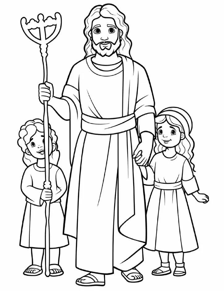 Desenhos bíblicos para colorir 343
