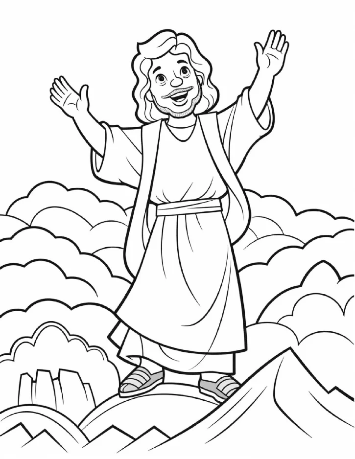 Desenhos bíblicos para colorir 347