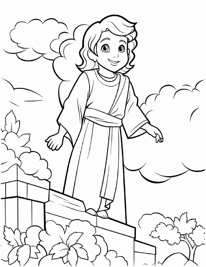 Desenhos bíblicos para colorir 349