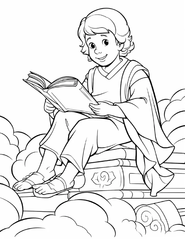 Desenhos bíblicos para colorir 353
