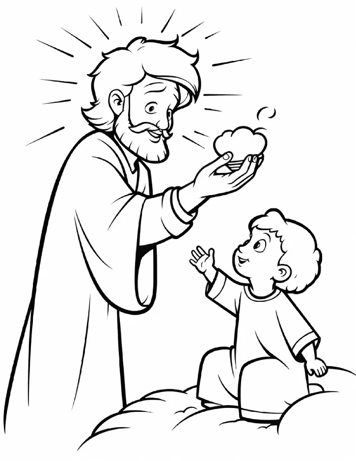 Desenhos bíblicos para colorir 355