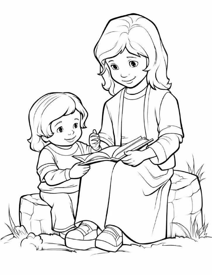 Desenhos bíblicos para colorir 356