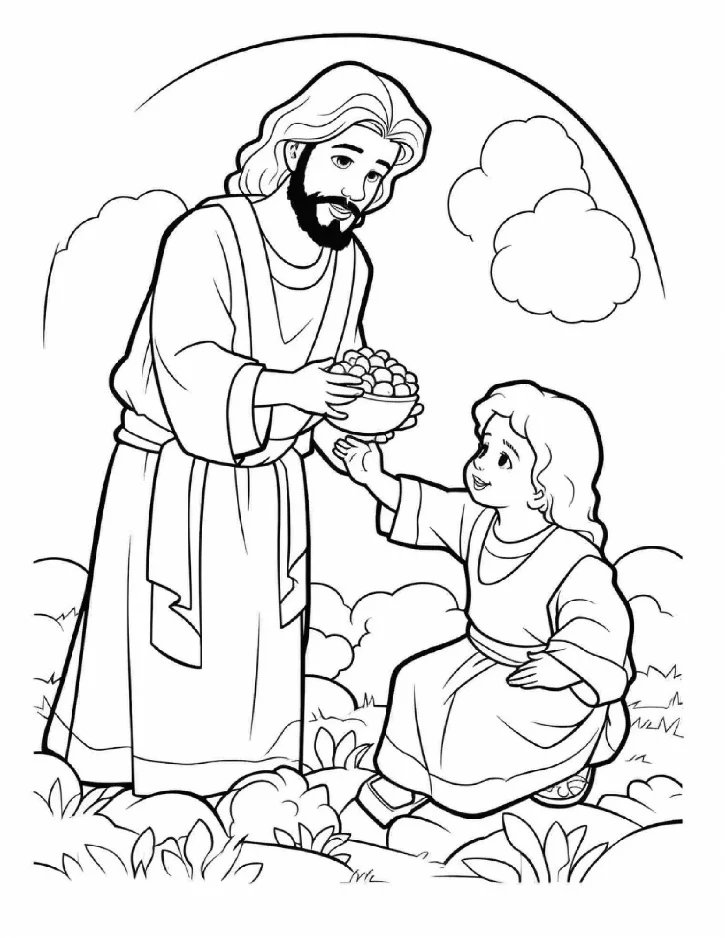 Desenhos bíblicos para colorir 357