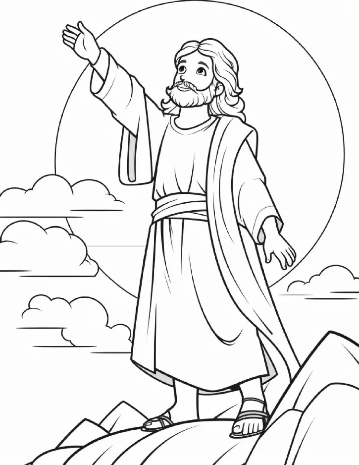 Desenhos bíblicos para colorir 359