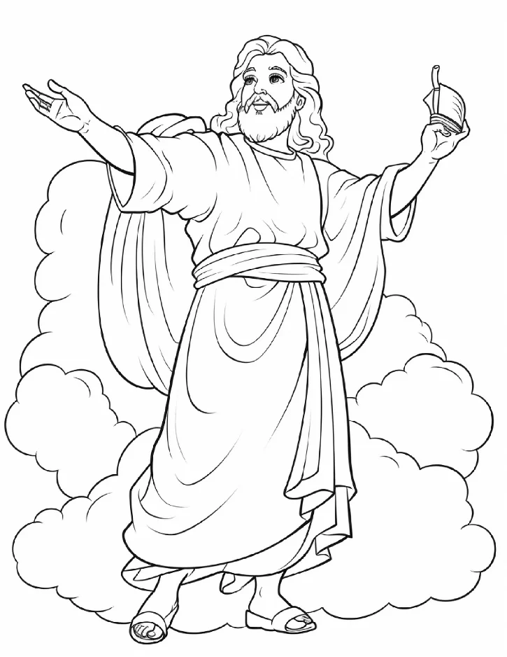 Desenhos bíblicos para colorir 364